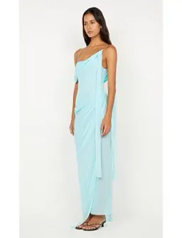Bec Bridge DANKA ASYM MAXI DRESS Turquoise Size 6 for rent on The Volte - image 3