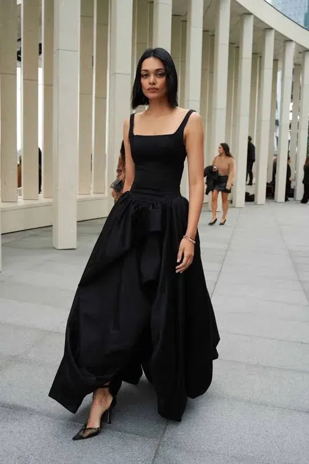 Aje Alani Gown | Black for rent on The Volte - main image