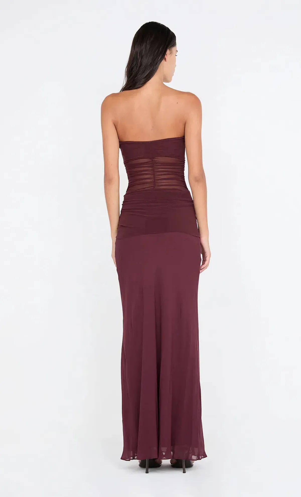 Bec & Bridge Noemi Strapless Dress in Plum Size 8 - Image 4