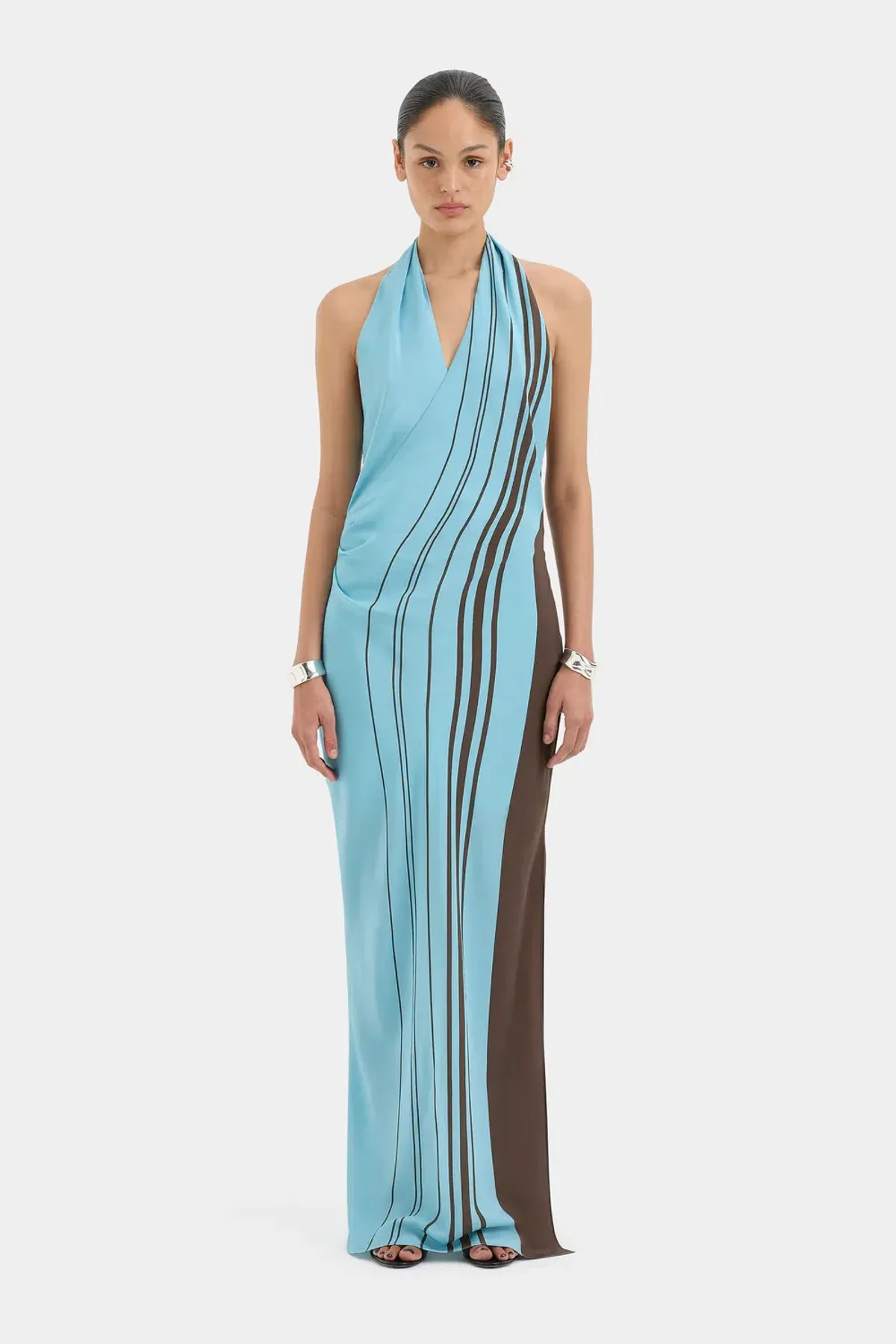 Sir the Label Rioja Halter Scarf Maxi Dress Size 3 - Image 2