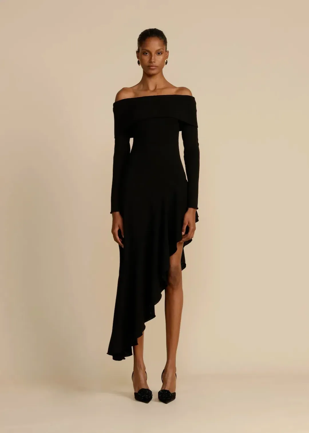 Arcina Ori Bella Dress Black Size XS for rent on The Volte - main image