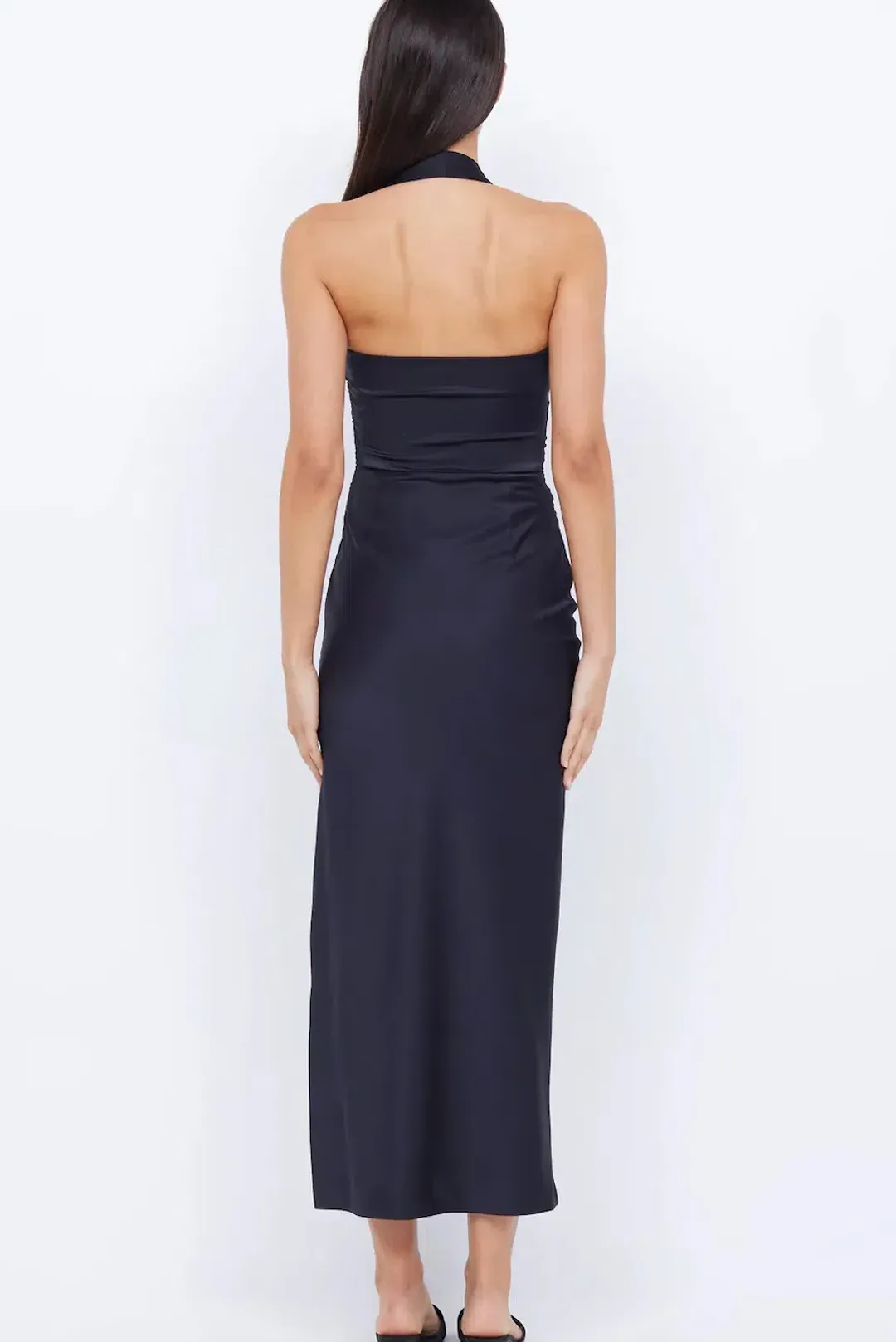 Bec & Bridge Ula Asym Maxi Dress Black Size 8 for rent on The Volte - main image