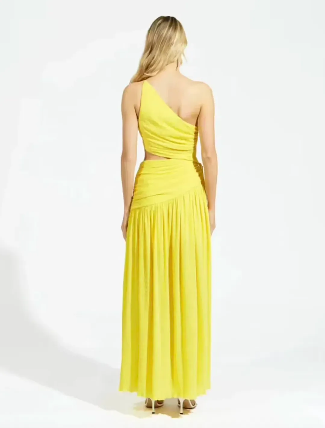 Alice McCall Lolita Maxi Dress Mango Yellow Size 6 for rent on The Volte - main image