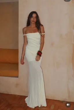 Sir Elia Off Shoulder Twist Dress- 0P for rent on The Volte - image 1