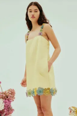 Alemais Lolita Mini Dress Yellow Size 12 for rent on The Volte - image 2