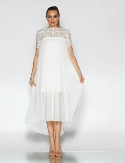 Jadore Michelle Dress White Size 10 for rent on The Volte - image 1