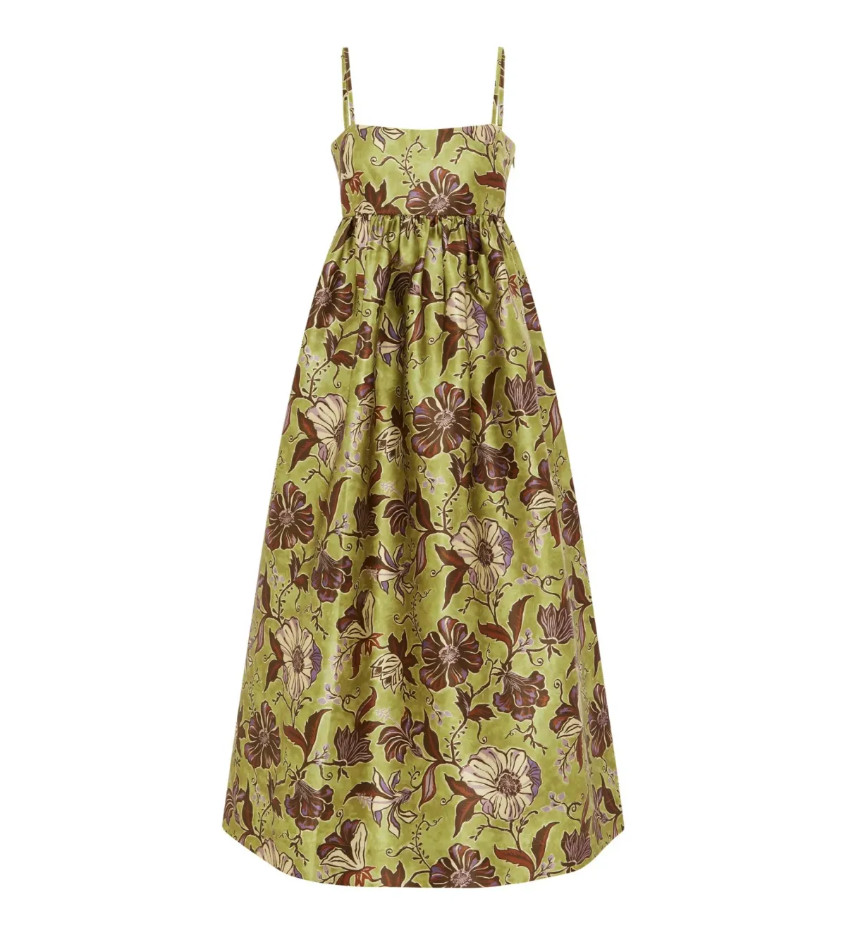 Alémais Citron Midi Dress Floral Size 14 - Image 3