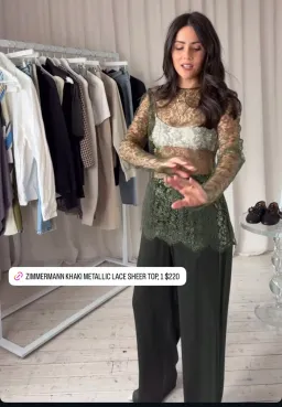 Zimmermann lace top for rent on The Volte - image 2