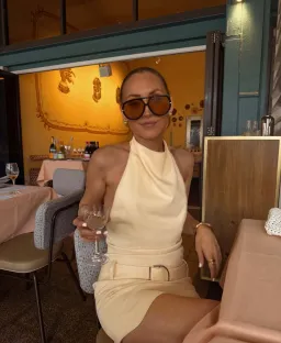 SIR THE LABEL SABINA BELTED MINI DRESS / YELLOW / SIZE 10 for rent on The Volte - image 1