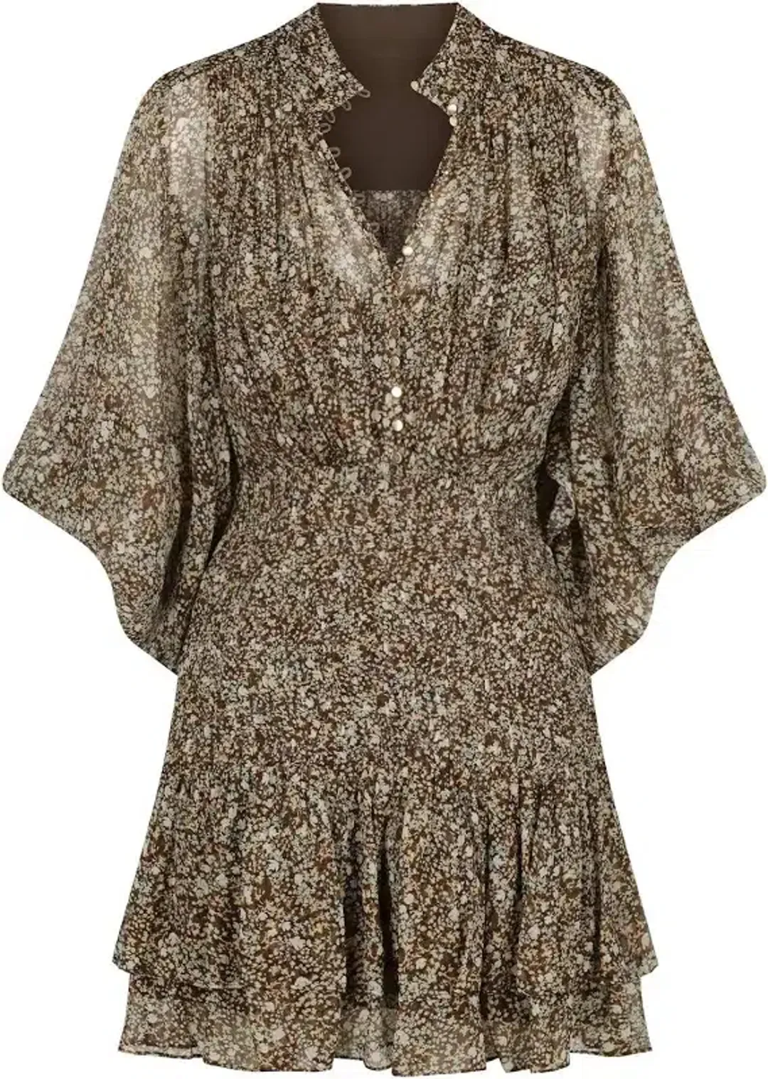 Shona Joy Adeline Ruffle Dress for rent on The Volte - main image