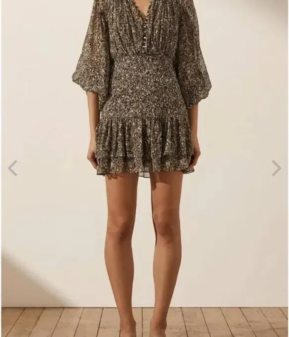 Shona Joy Adeline Ruffle Dress - Image 2