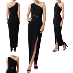 Forever New Marcella One Shoulder Dress (Black) for rent on The Volte - image 1
