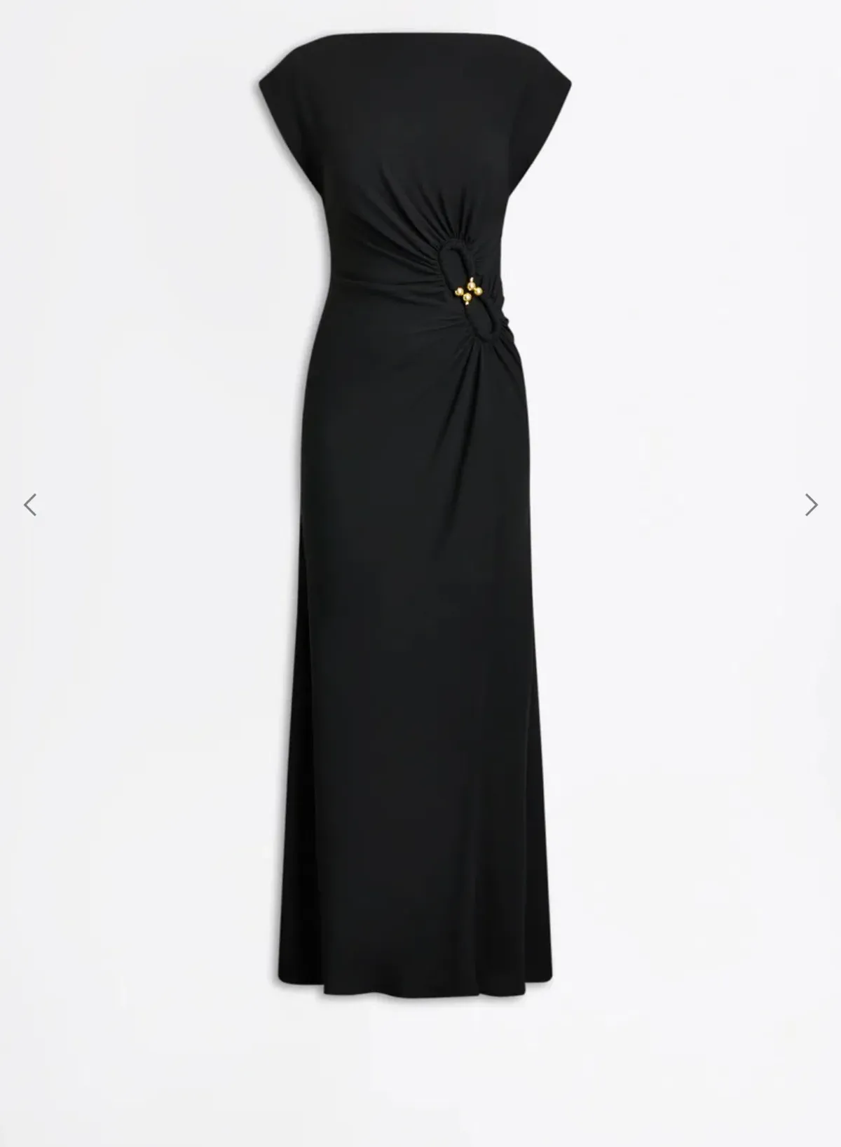 Scanlan Theodore Turban Ring Dress Black Size 8 - Image 1