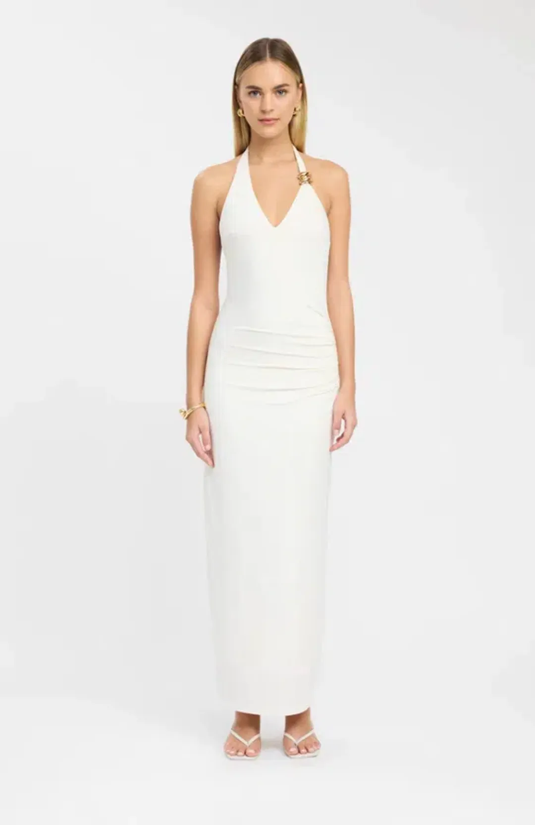 Kookai Paloma dress in white for rent on The Volte - main image