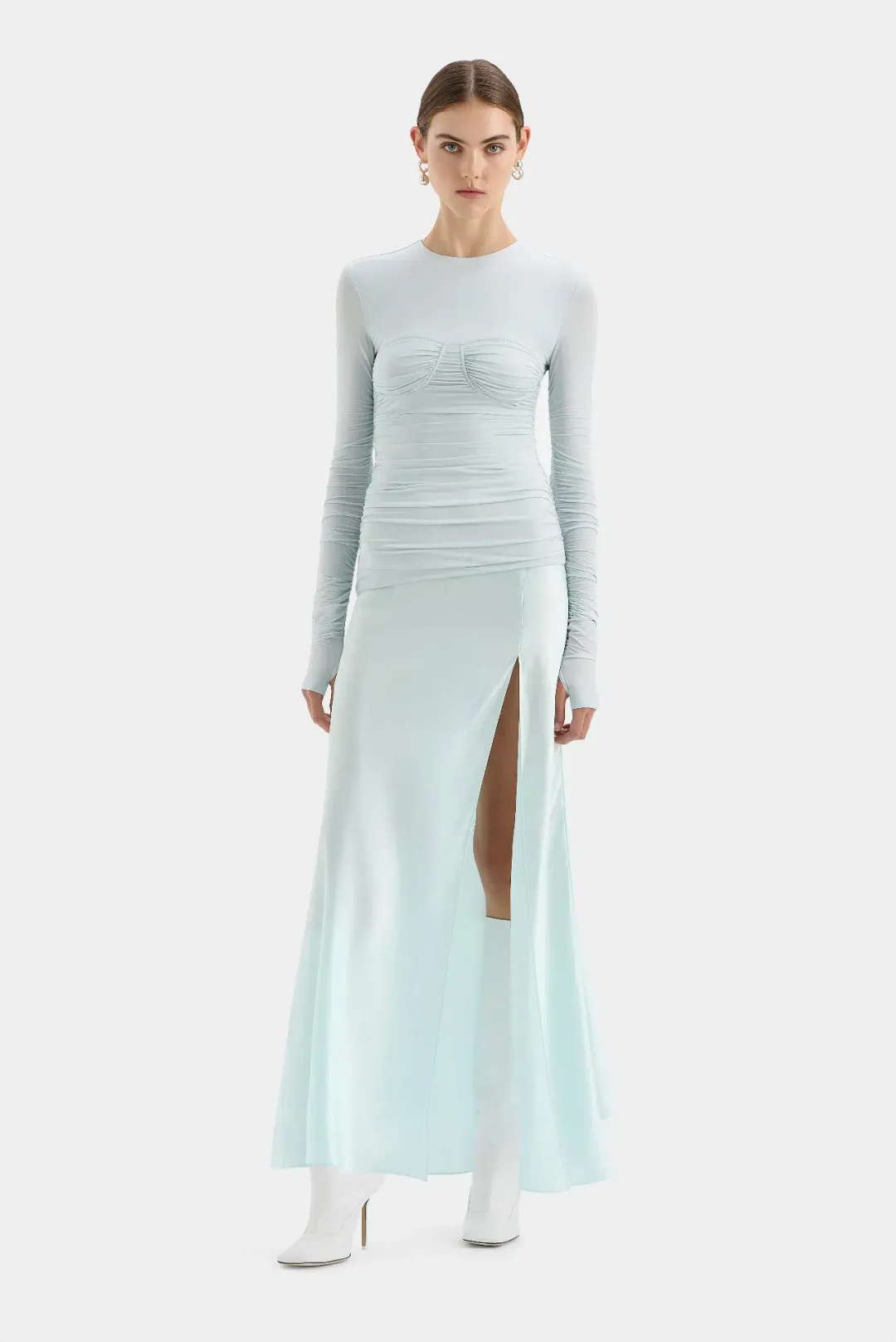 SIR THE LABEL - Alessia Draped Gown - Size 1 (8) for rent on The Volte - main image