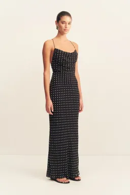 Shona Joy Houston Lace Back Maxi Dress / Polka dot / Size 16 for rent on The Volte - image 2