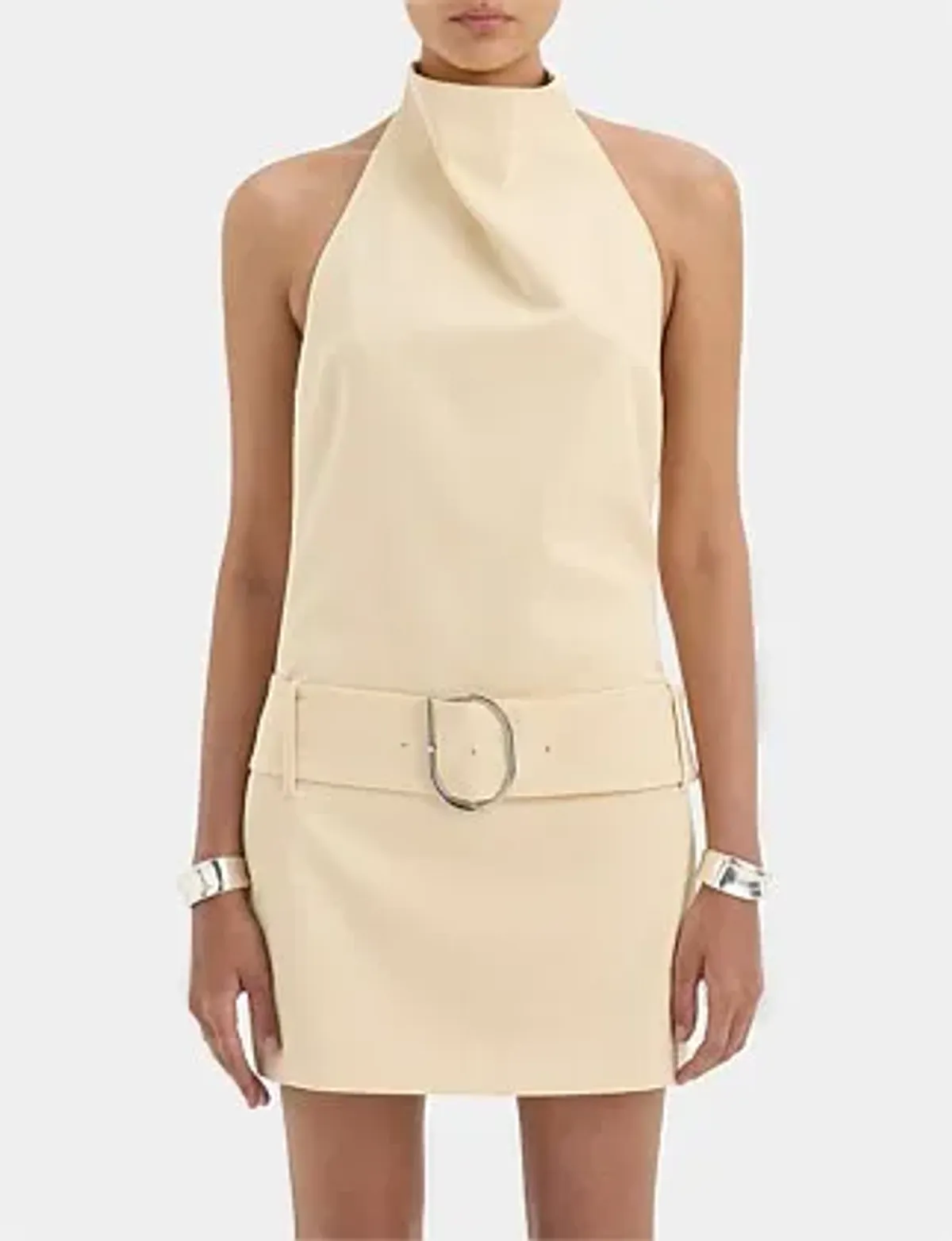 Sir The Label Sabina Belted Mini Dress Butter Size 8 - Image 1