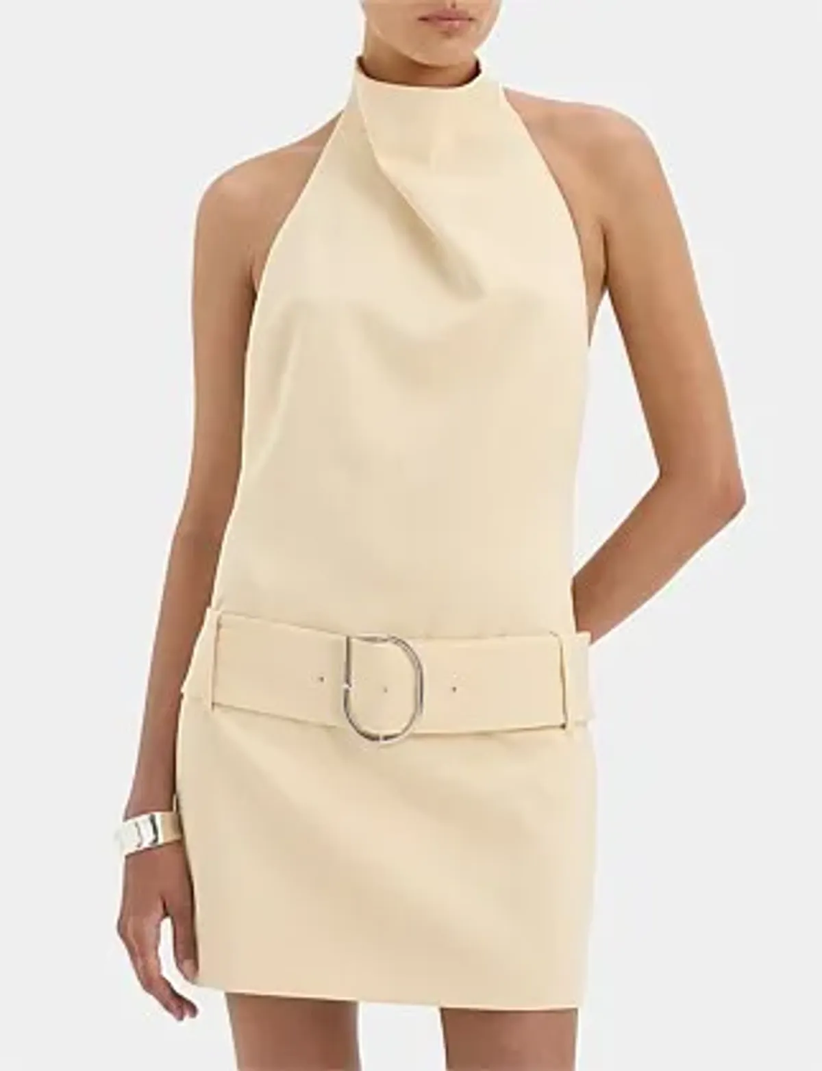 Sir The Label Sabina Belted Mini Dress Butter Size 10 - Image 2