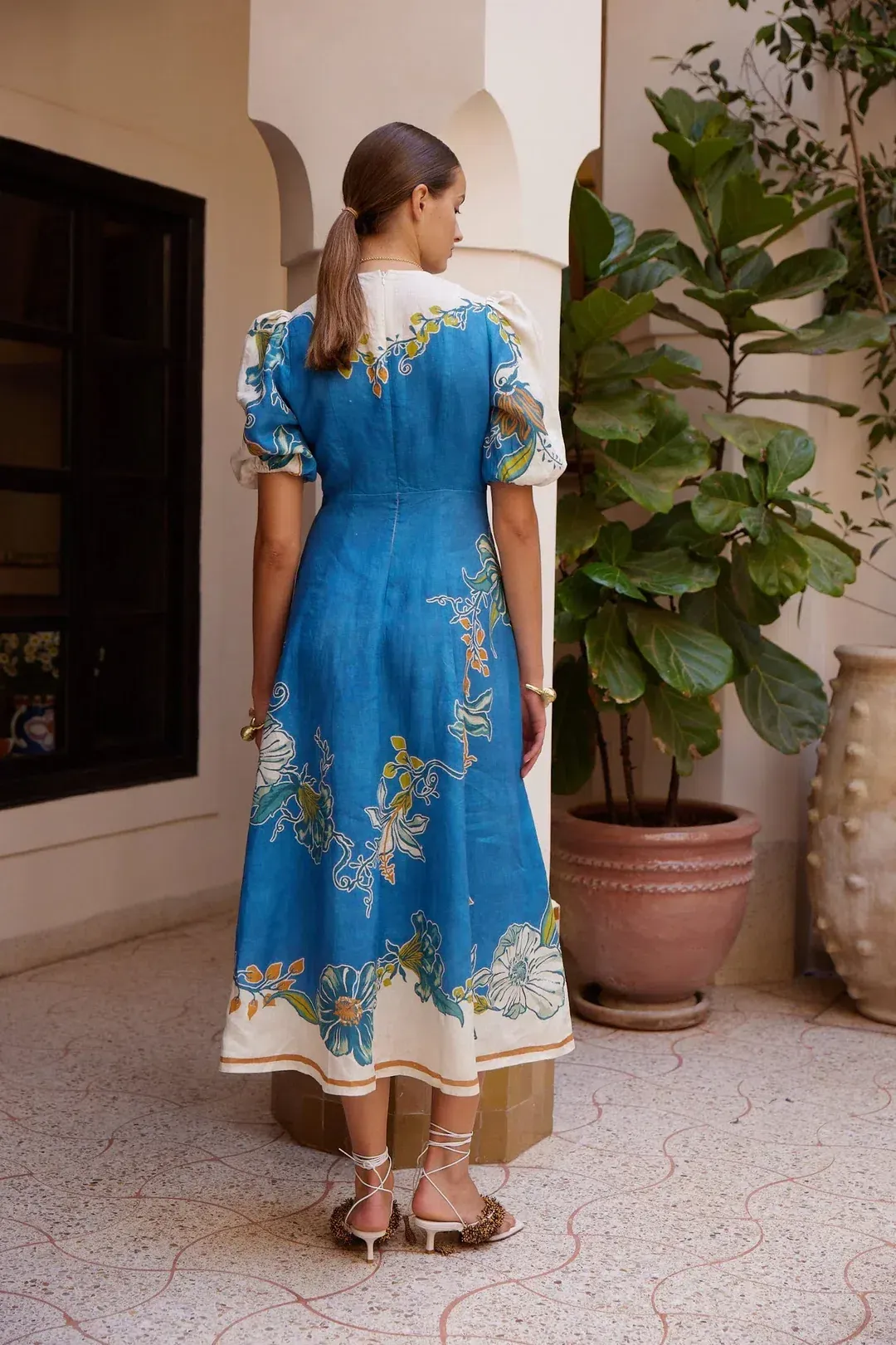 Alemais Luda midi dress size 16 for rent on The Volte - main image