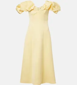 Leo Lin yellow Annie midi dress - Size 14 for rent on The Volte - image 4