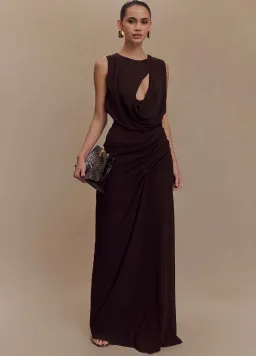 Meshki Oria Chiffon Dress for rent on The Volte - image 1