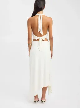 Kookai Zali Skirt & Leni Top in Coconut Milk size 6 for rent on The Volte - image 6