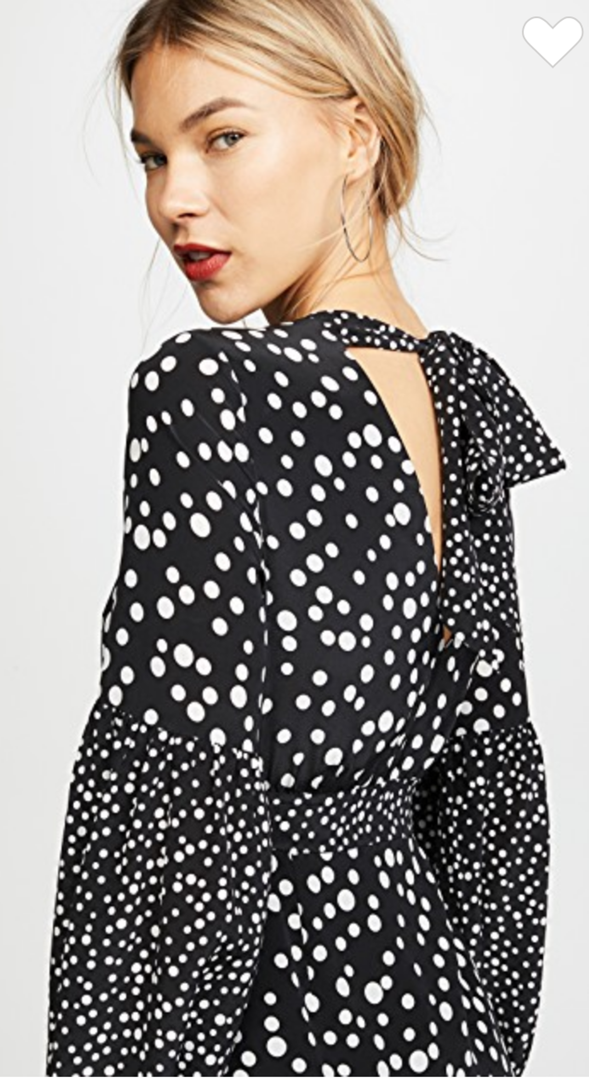 Rixo of London Black and White Spot Dress - Image 5