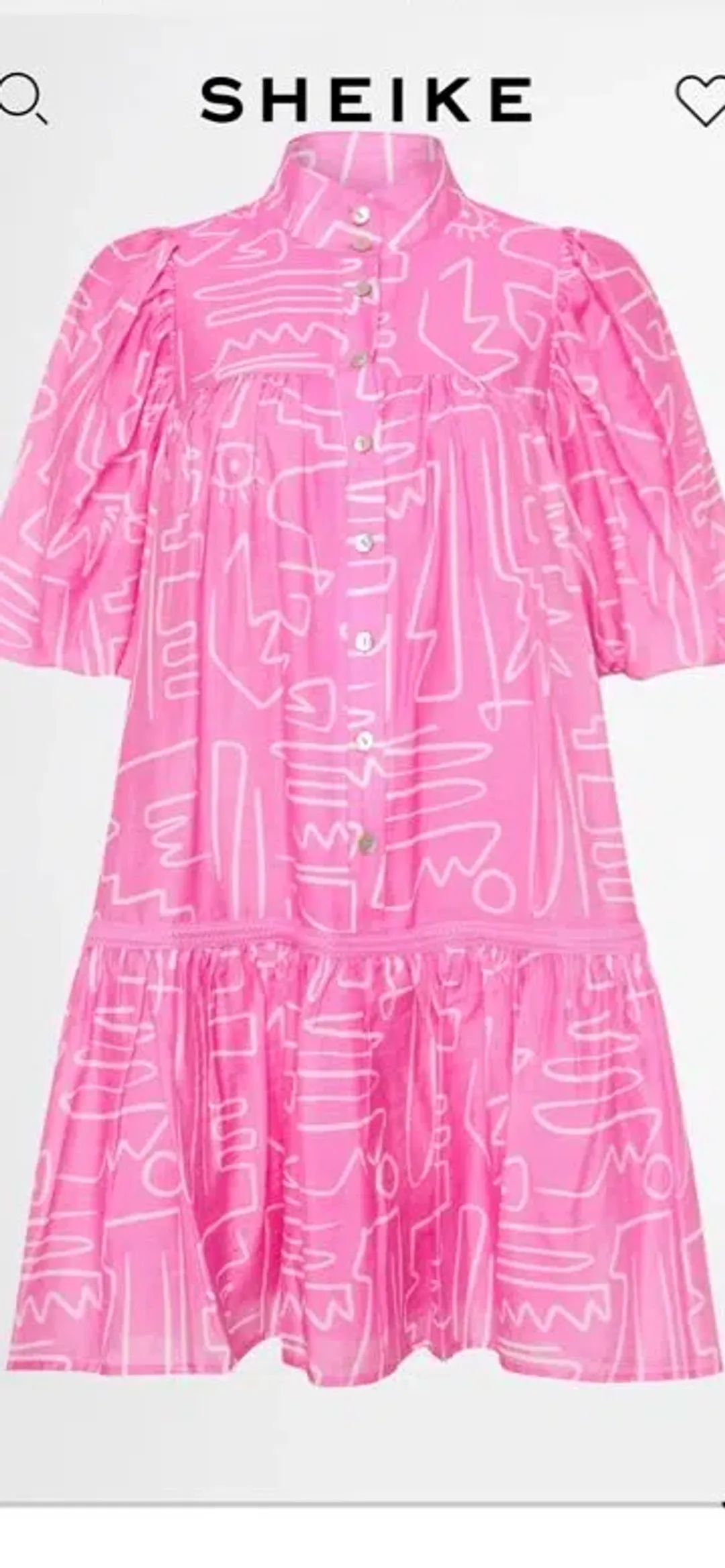 Sheike Optical Illusions Mini Dress Size 8 for rent on The Volte - main image