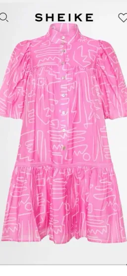 Sheike Optical Illusions Mini Dress Size 8 for rent on The Volte - image 2