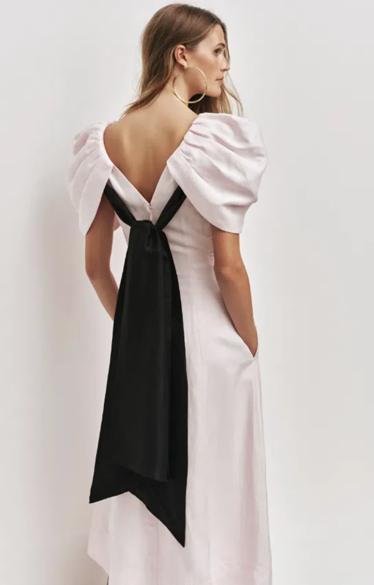 AJE Bisou Midi Dress Pastel pink Size 8 - Image 2