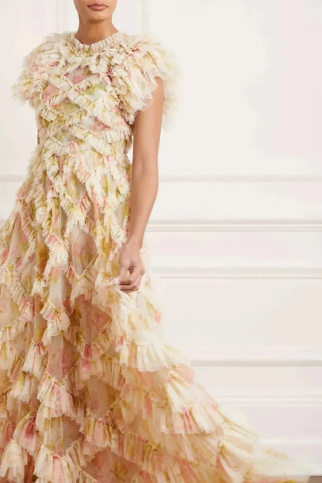 Needle & Thread Genevieve Rose Gown for rent on The Volte - main image