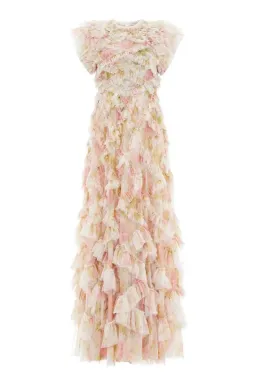 Needle & Thread Genevieve Rose Gown for rent on The Volte - image 4