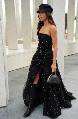 Aje Juniper Gown Black Size 12 for rent on The Volte - image 2