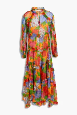 Zimmermann Riders Midi Dress size 2 for rent on The Volte - image 1