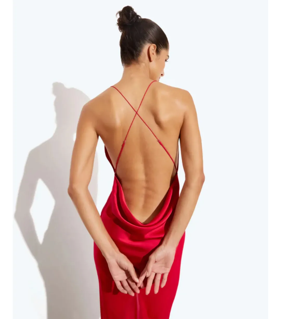 Rat & Boa Lotus Slip Dress Red Size 8 for rent on The Volte - main image