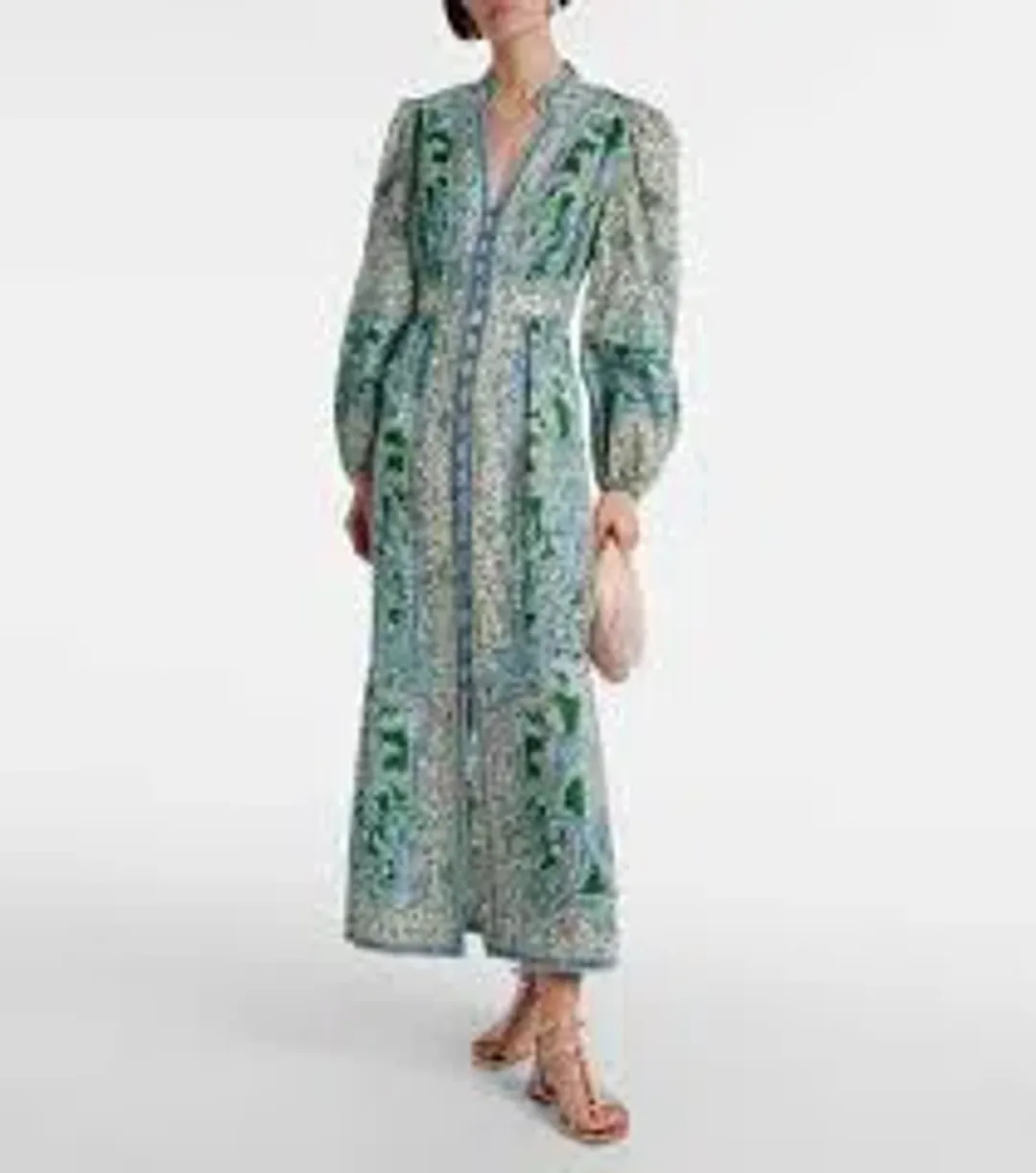 Zimmermann Ottie Midi Dress size 1 for rent on The Volte - main image