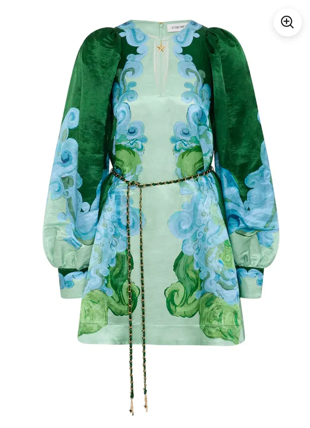 Antipodean Runaway Billow Shift Mini Dress 16 for rent on The Volte - main image