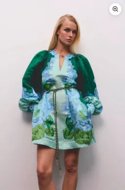 Antipodean Runaway Billow Shift Mini Dress 16 for rent on The Volte - image 3