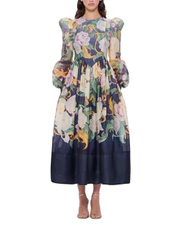 Leo Lin JORDANA STRUCTURED SHOULDER DRESS. Size 6 for rent on The Volte - image 1