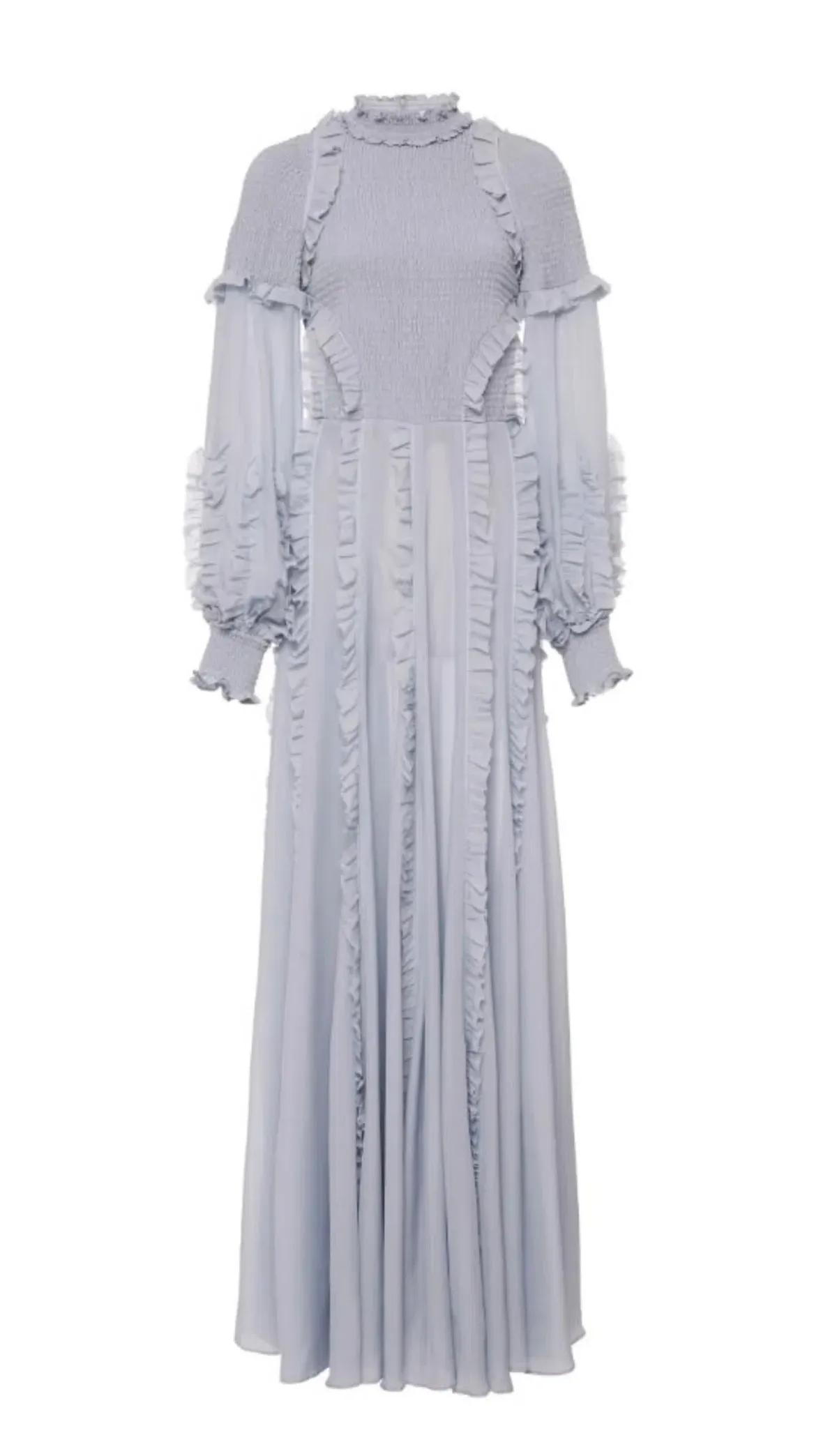 Rachel Gilbert Cordelia Gown In Baby Blue . Size 2 (10-12au) for rent on The Volte - main image