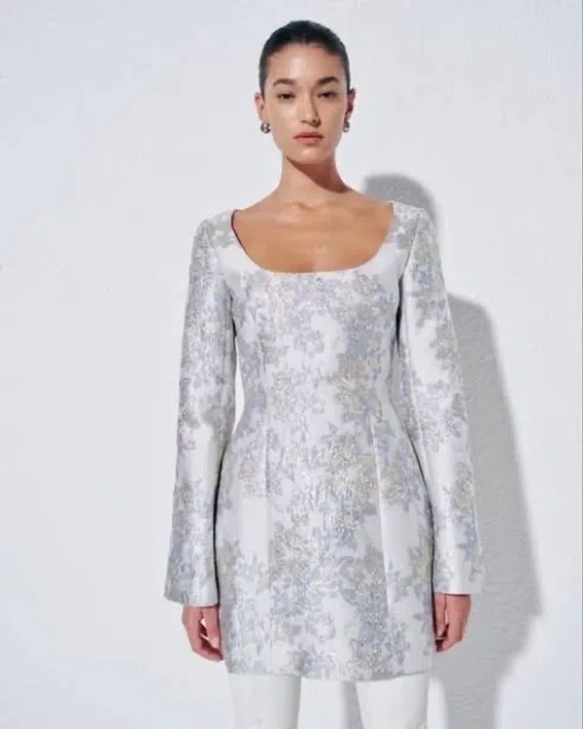 ANNA QUAN Margot Dress in Water Lillies Blue Size 8 AU - Image 10