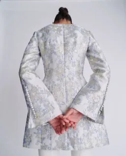 ANNA QUAN Margot Dress in Water Lillies Blue Size 8 AU for rent on The Volte - image 13