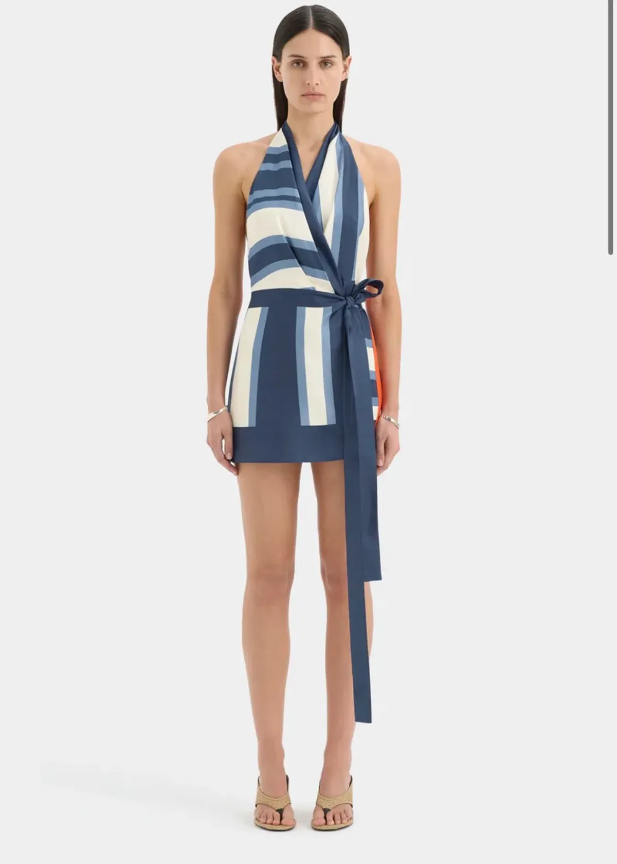 Sir the label dazed wrap halter mini dress size 0 - Image 1