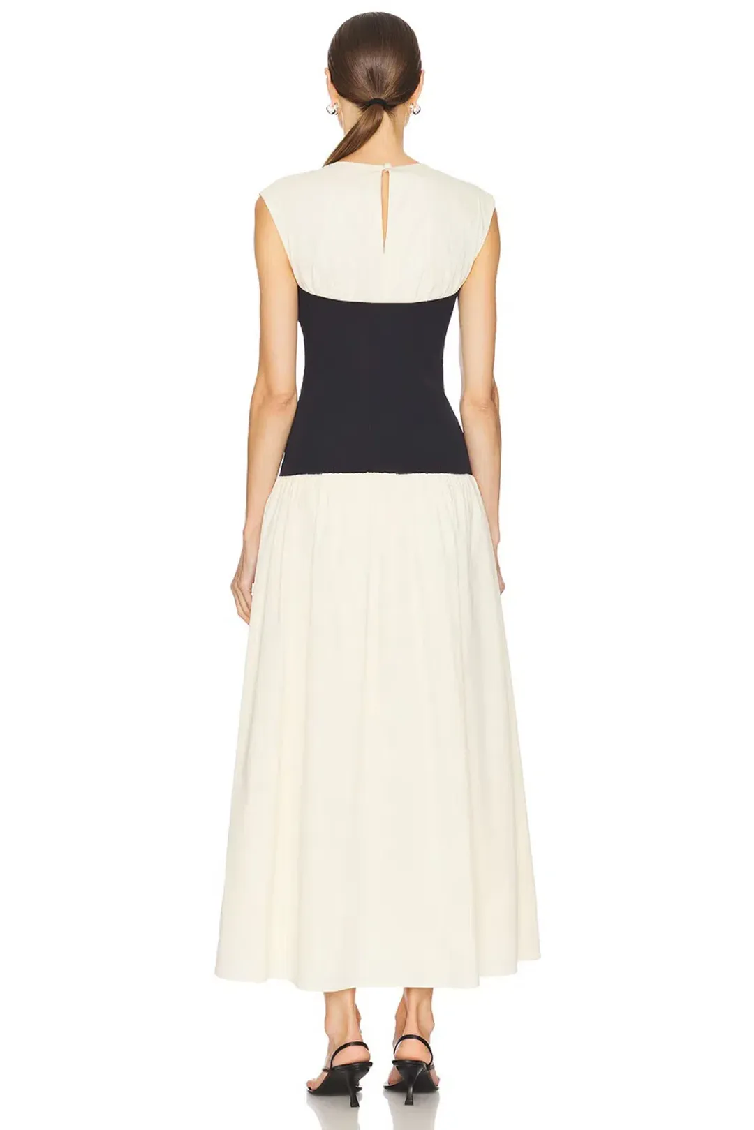 ANNA QUAN Stefania Dress in SWAN Black White Size 6 AU for rent on The Volte - main image