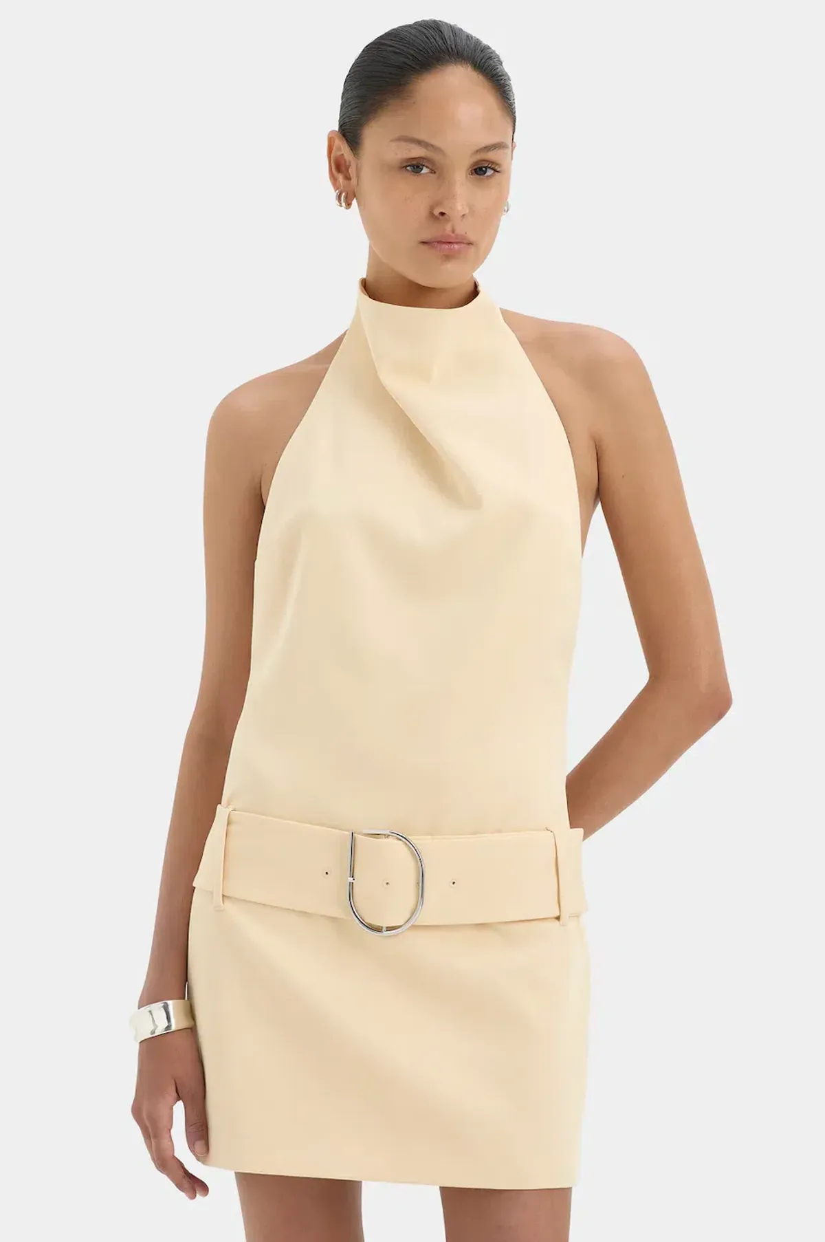 SIR THE LABEL SABINA BELTED MINI DRESS. SIZE 1 / AU 8 - Image 5