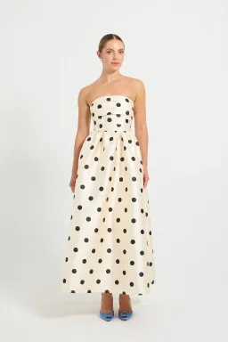 Pasduchas Dottie Strapless Midi Dress Size 6 for rent on The Volte - image 2