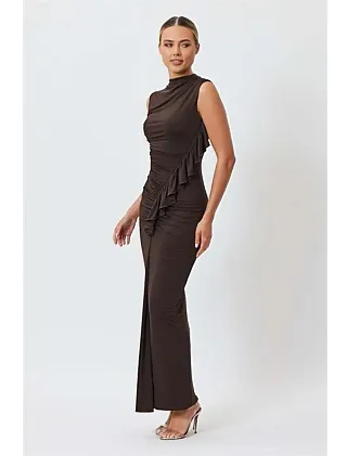 Bianca Bridgett AMARA MAXI DRESS Brown Size 12 - Image 2