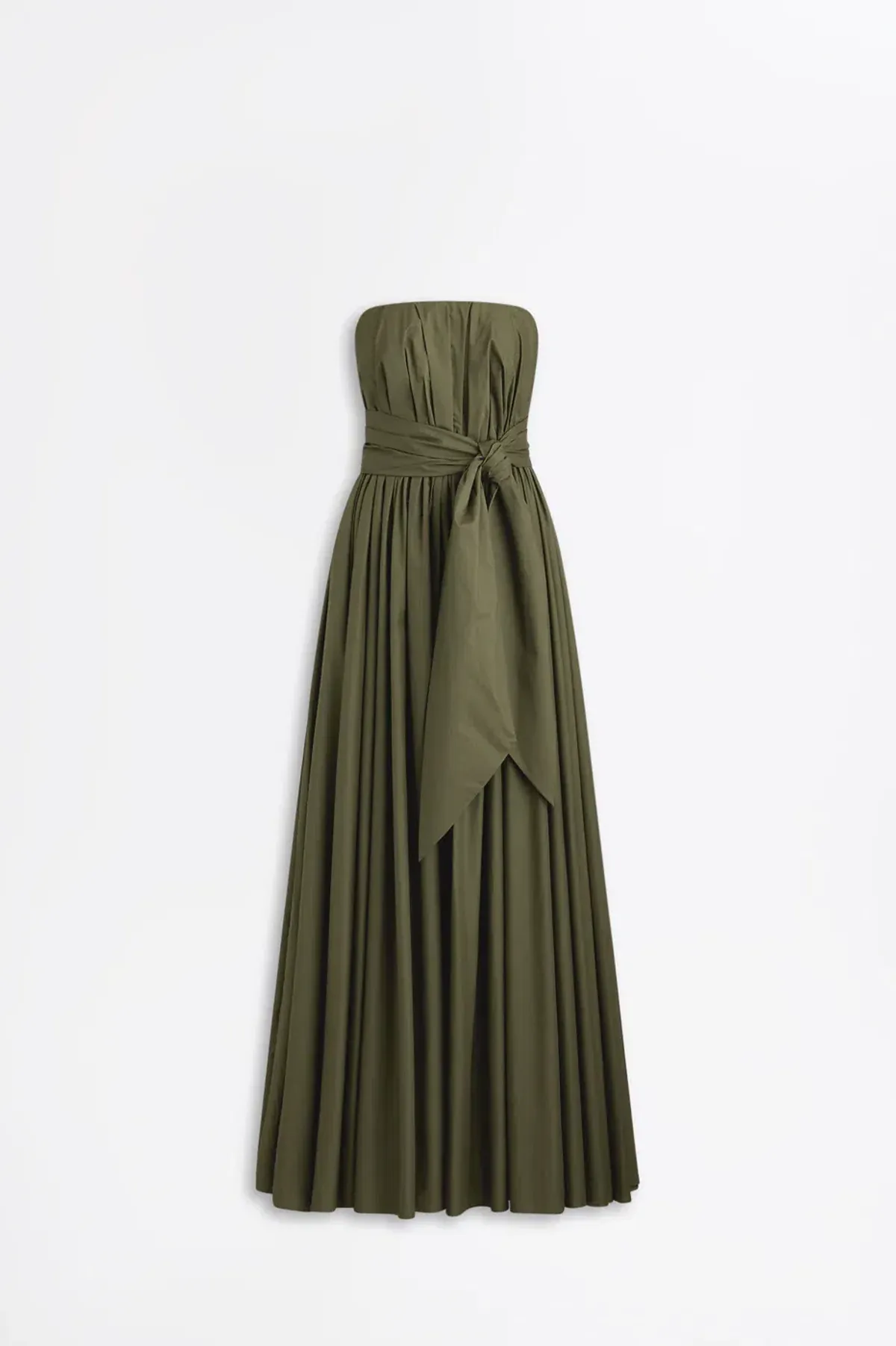 Scanlan Theodore Parachute Crepe Gown Green - Image 2