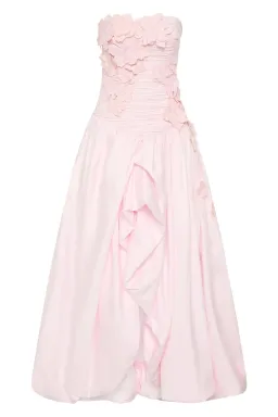 Aje Splendour Flower Gown Pastel Pink Size AU 8 for rent on The Volte - image 2