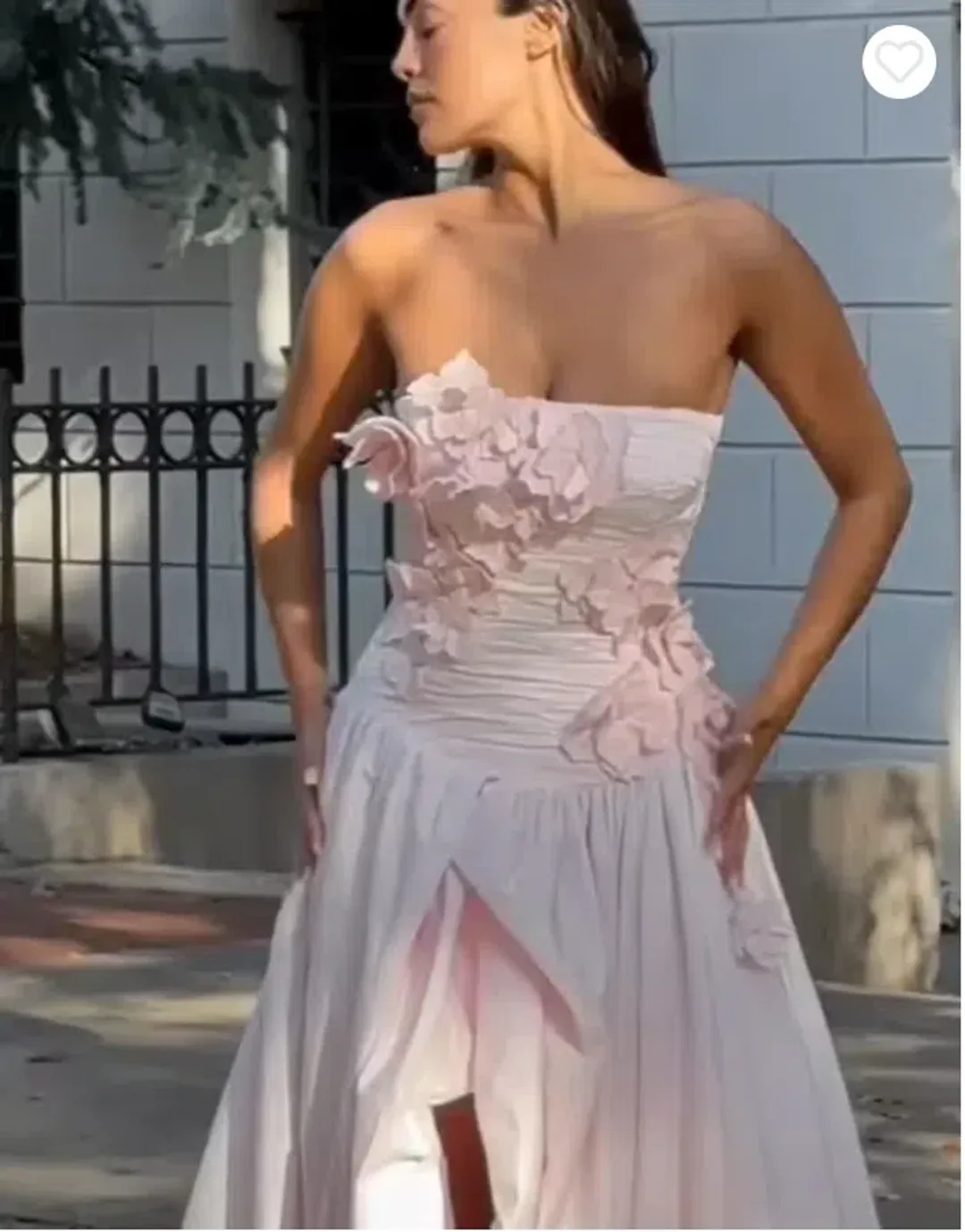 Aje Splendour Flower Gown Pastel Pink Size AU 8 for rent on The Volte - main image